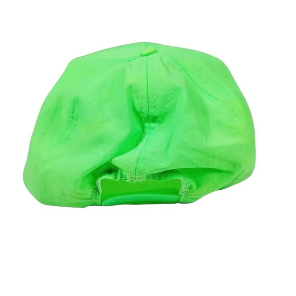 Vintage Seagrams Wine Coolers Hat Neon Green Adjustable Cap - Picture 4 of 6